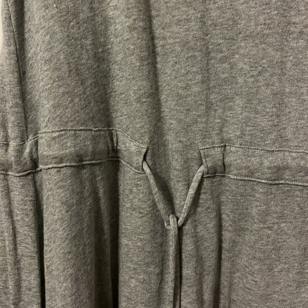Three sunny dresses: NWT Black JCrew, Grey knit Gap, Marled Agnes B Sundresses - Picture 6 of 15